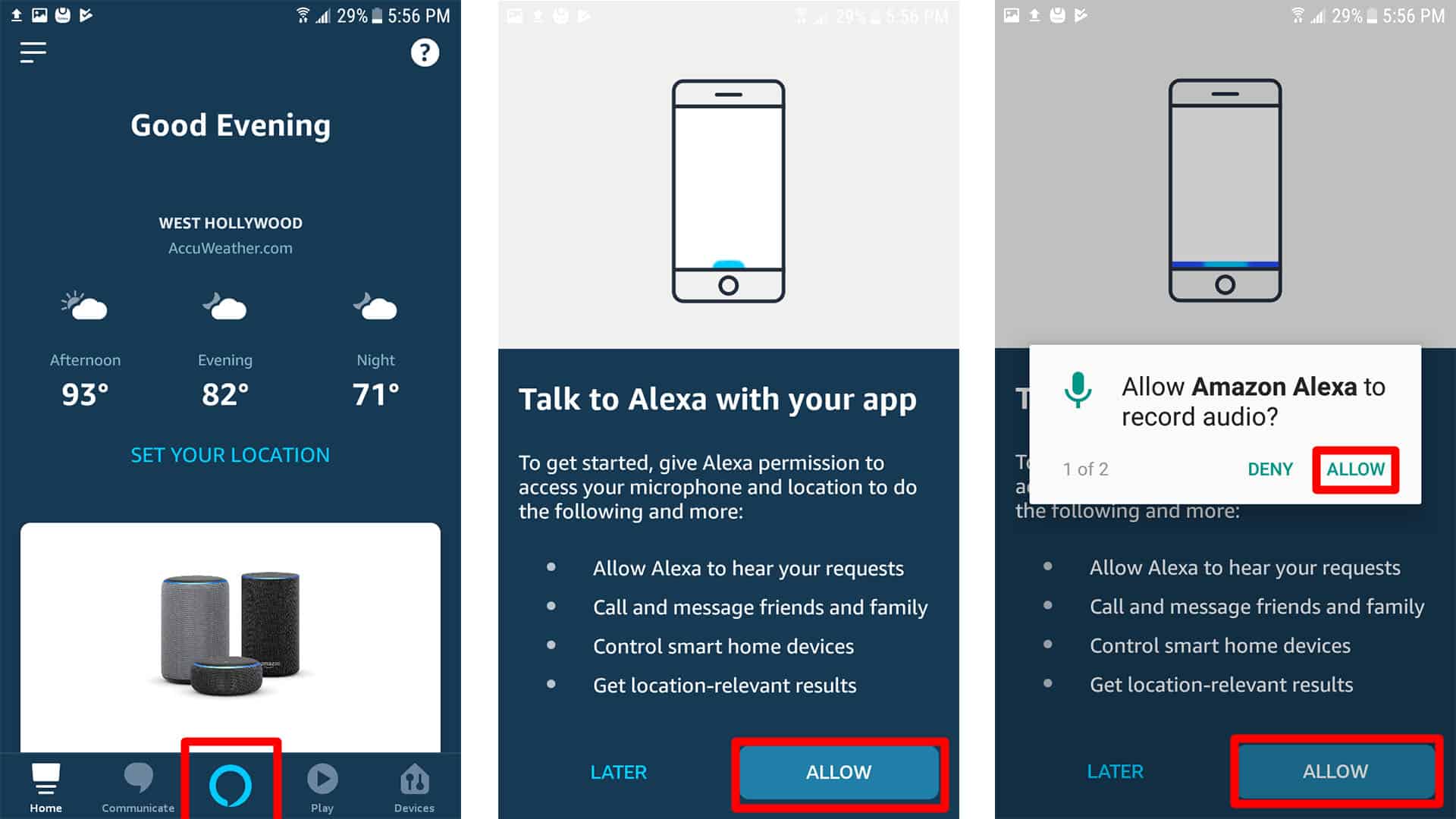 Cómo utilizar Alexa en Android