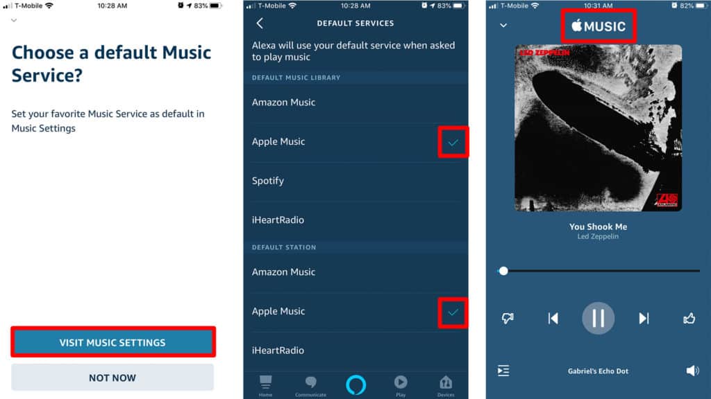Cómo reproducir la música de Apple en Alexa apple music
