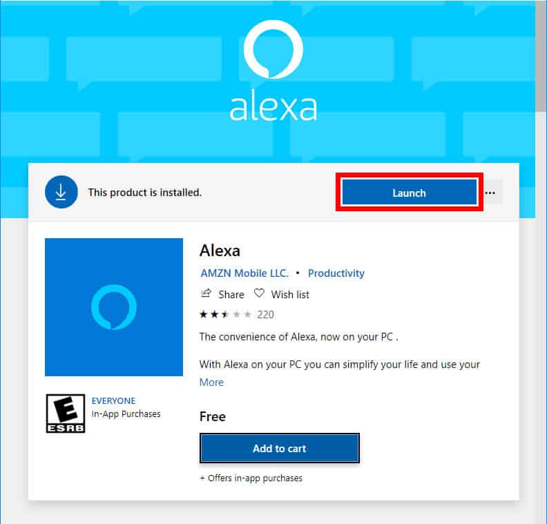 Cómo descargar la aplicación de Alexa al ordenador ejecutar