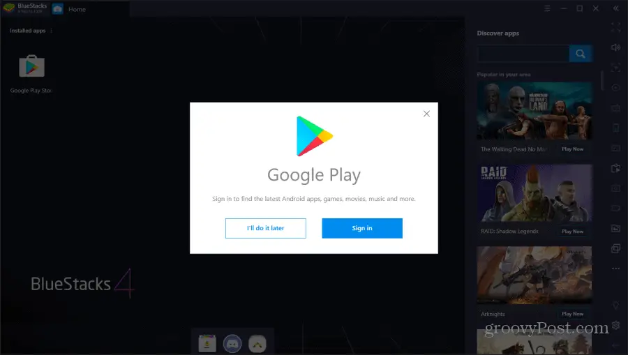 Crear Google Home para PC con el emulador de Android